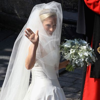 Zara Phillips on her wedding day, 2011.