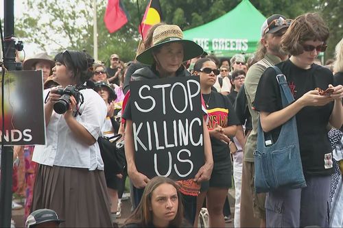 Invasion Day protest Sydney Hyde Park