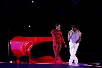 Alicia Keys and Usher 