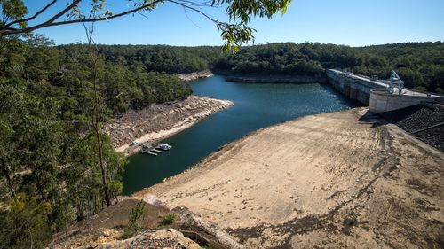 Views of Warragamba Dam in May 2019.