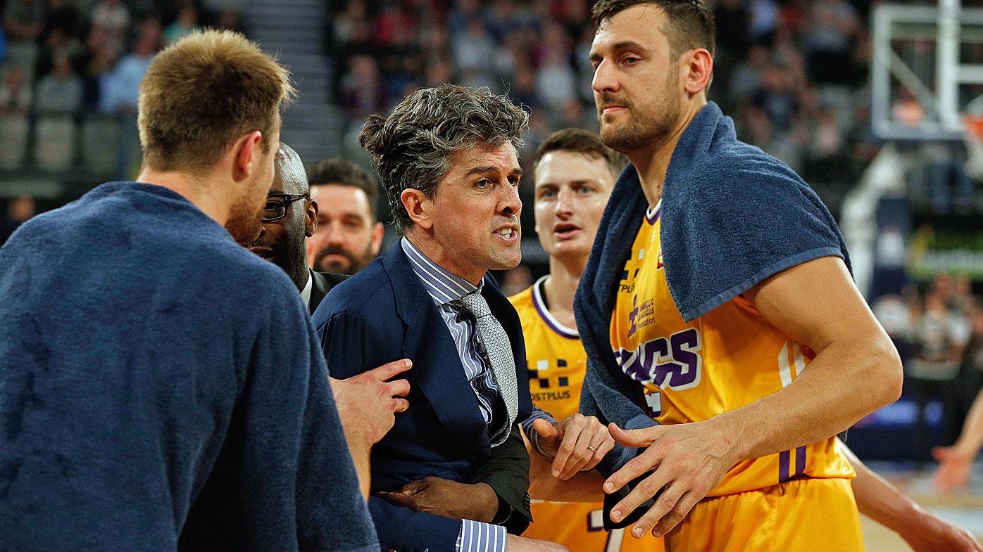 'It made me lose my cool': Sydney Kings coach explains epic blowup after loss to Melbourne United