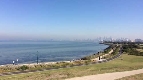 Melbourne city, seen from afar. (9NEWS/Livinia Nixon)