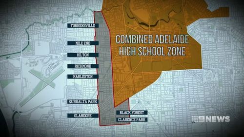 The reduction will see hundreds of students rendered ineligible for selection at Adelaide's two city schools.