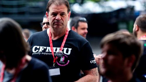  CFMEU's Victorian secretary John Setka stepped down from his position on Friday.