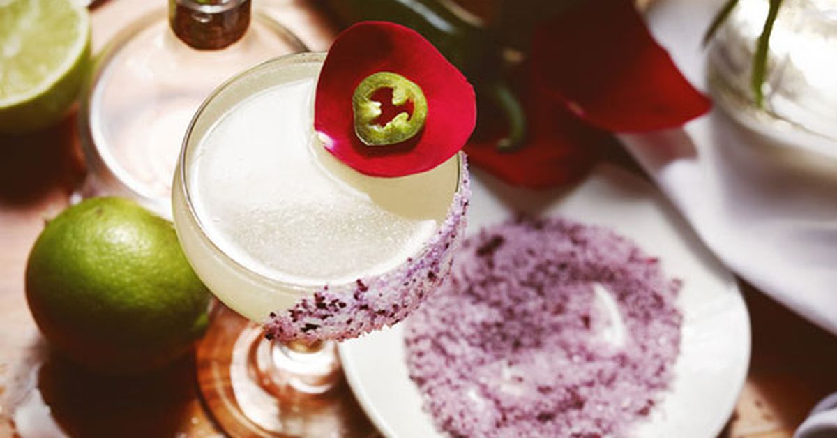 Rosa picante Margarita (spicy Margarita) - 9Kitchen