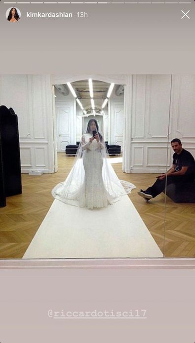 Kim Kardashian, wedding photos, Instagram