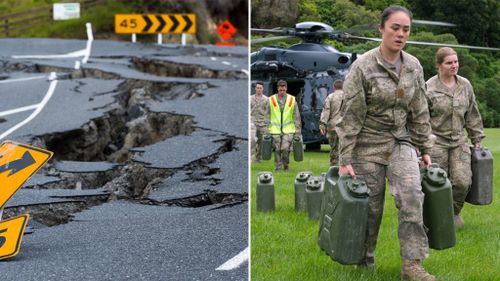 New Zealand earthquake: Second army convoy heads to Kaikoura