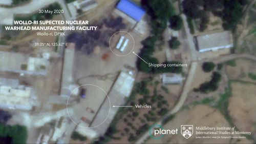 The imagery shows a 'very active site'. 