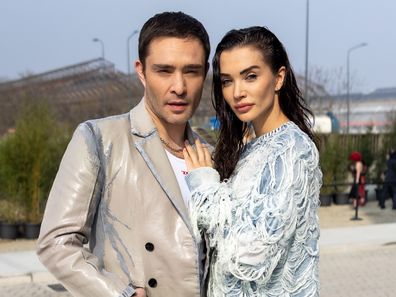 Ed Westwick and Amy Jackson