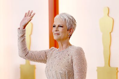 Jamie Lee Curtis attends the 95th Annual Academy Awards on March 12, 2023 in Hollywood, California. (Photo by Mike Coppola/Getty Images)