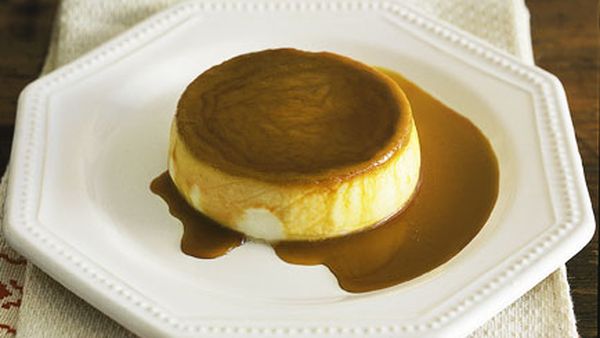 Caramel panna cotta