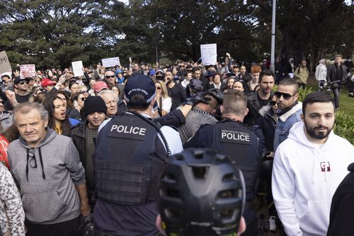 Sydney lockdown protests