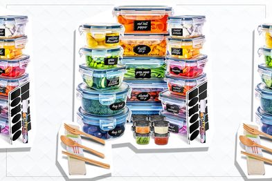 9PR: Kinsdan Food Storage Containers Set, 24 Pack