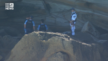 Emergency services arrived at the scene where a man had fallen from a cliff in Coogee. 