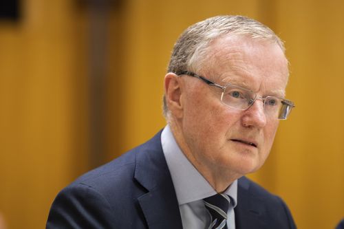 RBA Governor Philip Lowe during a Senate estimates hearing at Parliament House in Canberra on Wednesday 31 May 2023.