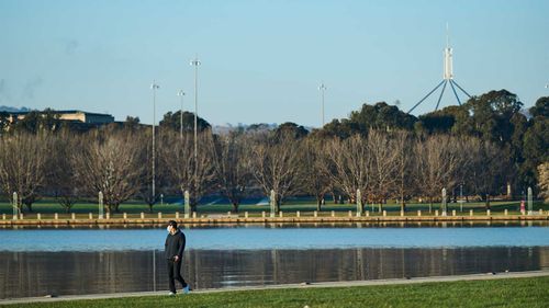 Lake Burley Griffin in Canberra.