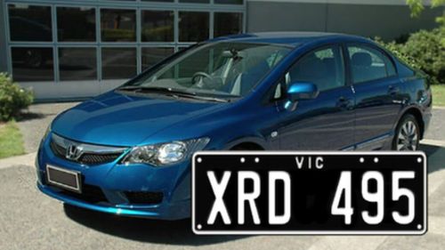 It's believed the offenders fled in a blue Honda Civic sedan. (9NEWS)