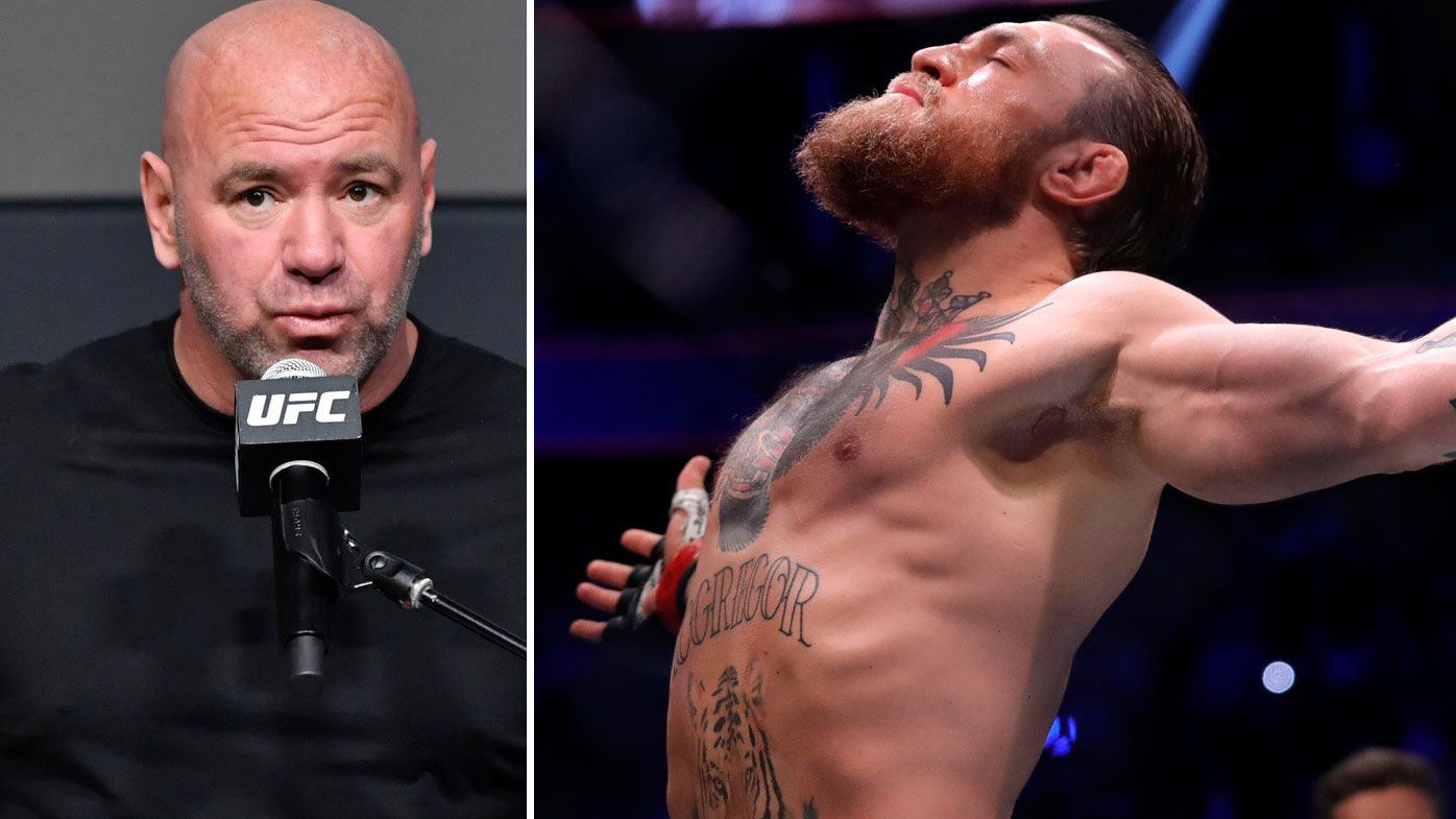 Dana White has opened up on mending his frayed relationship with Conor McGregor. (Getty)
