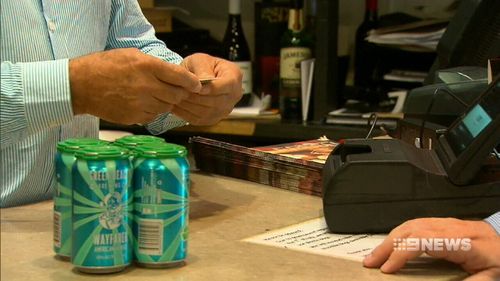The Banned Drinkers Register would feature drink drivers and violent offenders. Picture: 9NEWS