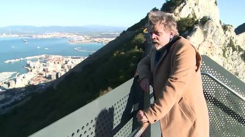 The scenes from the Gibraltar Skywalk look like something out of a Star Wars film (SUPPLIED)