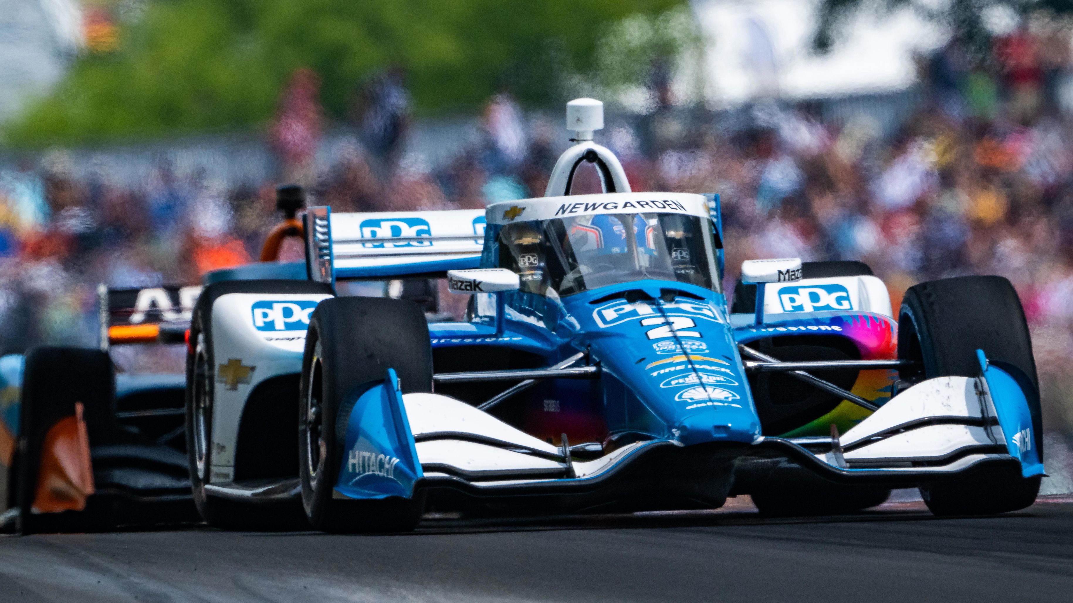 Josef Newgarden sits third in the IndyCar Series after eight races.