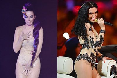 Katy Perry, Jessie J, Lady Gaga, Jennifer Lopez, Rihanna … the cult of the bodysuit has well and truly taken over pop music. Nothin' like a bit of faux skin for on-stage sex appeal, right?