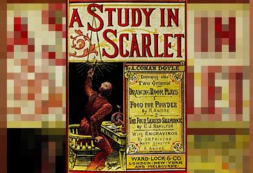 When was the first Sherlock Holmes story, A Study in Scarlet, first published?
