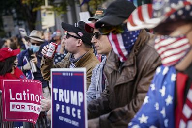 Trump supporters gather in Philadelphia 