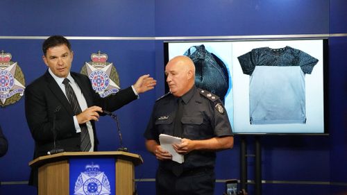 Police have released images of clothing found less than 100 metres away from Maasarwe's body.