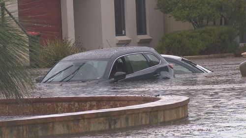 Pluie et inondations à Perth