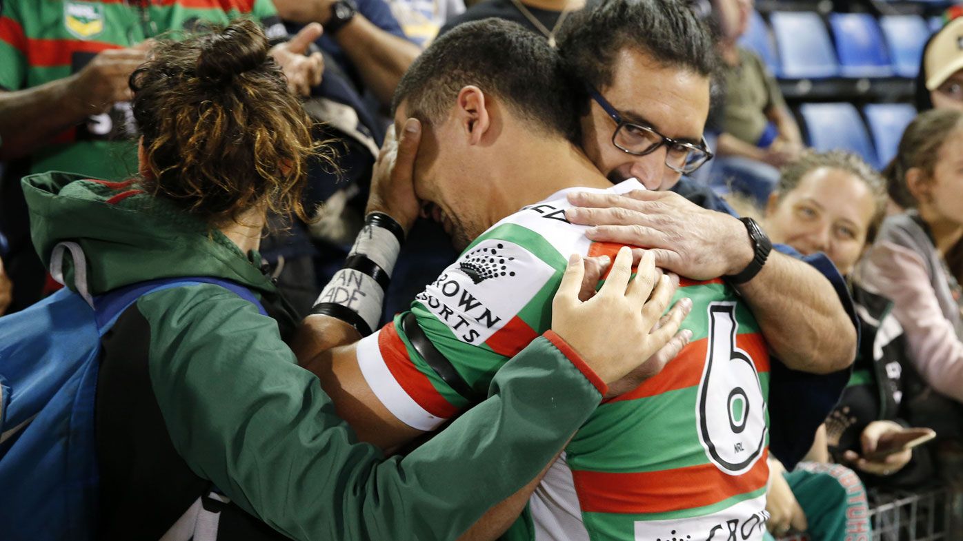 South Sydney's Cody Walker does it in honour of late mother after starring in Newcastle Knights win