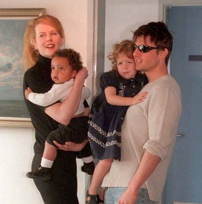 Nicole Kidman, Tom Cruise and their adopted children