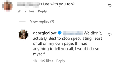 Georgia Love and Lee Elliott 