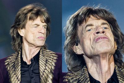 We dub thee Mick Jagger, King of stinkface.