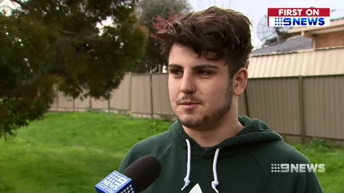 A 21-year-old man has fought off alleged early morning car thieves - while wearing only his underwear.