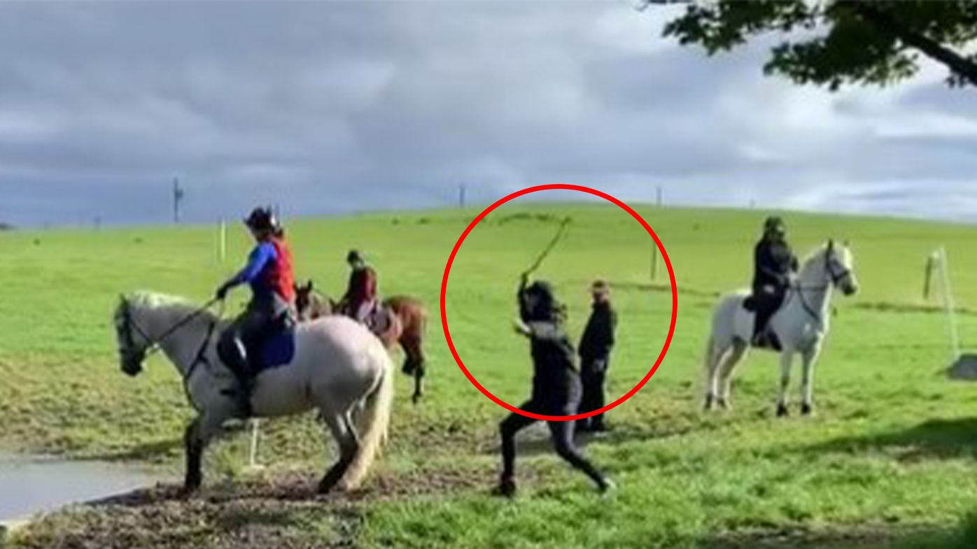 'Absolutely disgusting': Video surfaces of ex-Olympic champion Sir Mark Todd beating horse with a stick
