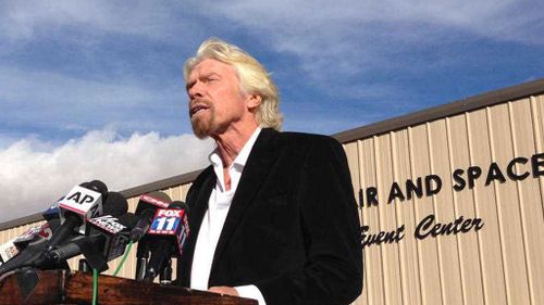 Branson promises his family will fly into space after rocket crash