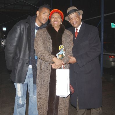 Marlon Wayans and his parents