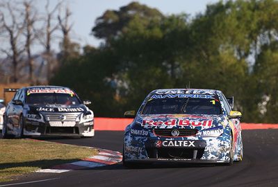 Whincup could only coast across the line in fifth place despite a great drive. (Getty)