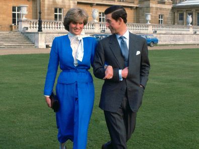 Prince Charles and Princess Diana announce engagement, 1981.