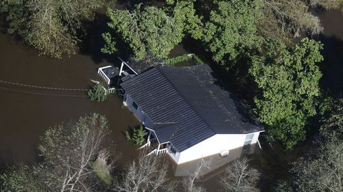 Early images have started coming through of Hurricane Florence's impact