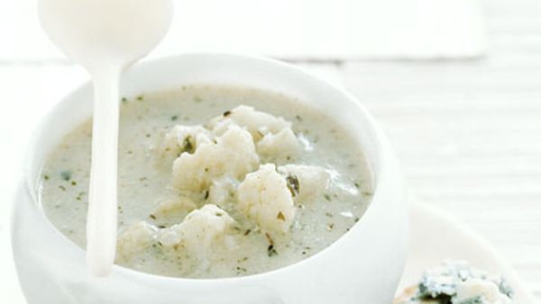 Cauliflower and Stilton soup