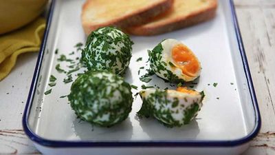 <a href="http://kitchen.nine.com.au/2016/05/05/14/39/herbed-boiled-eggs" target="_top">Herbed boiled eggs</a> - The Famous Five