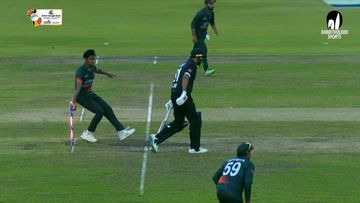 Ish Sodhi was recalled to the crease  by Bangladesh captain Liton Das after being given out via Mankad.