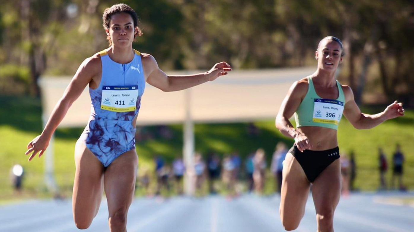 Aussie teen gun Torrie Lewis' admission after shattering 100m record