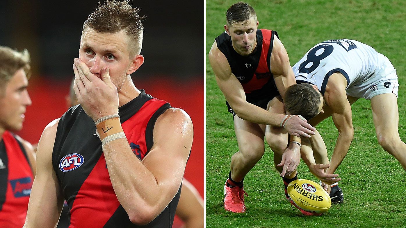 Callan Ward denies staging for controversial free kick as Giants claim thriller over Essendon