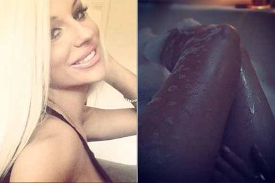 Courtney Stodden proved she's breaking out from front-face selfies to...wait for it....shots of her bare legs in the bath. Innovative. Ahem.