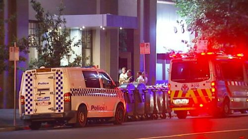 A young man was socialising with friends before plunging to his death from the 26th floor balcony of a South Melbourne apartment block. (9NEWS)