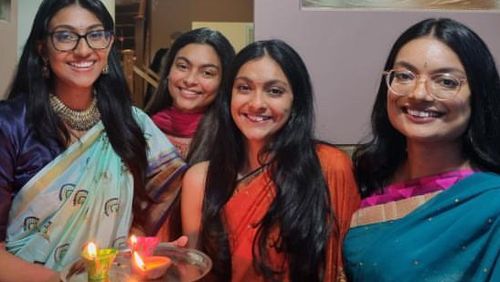 The Kumar Family celebrates Diwali in Blacktown. 