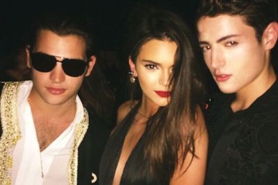 Kendall posted this snap with pals at the party